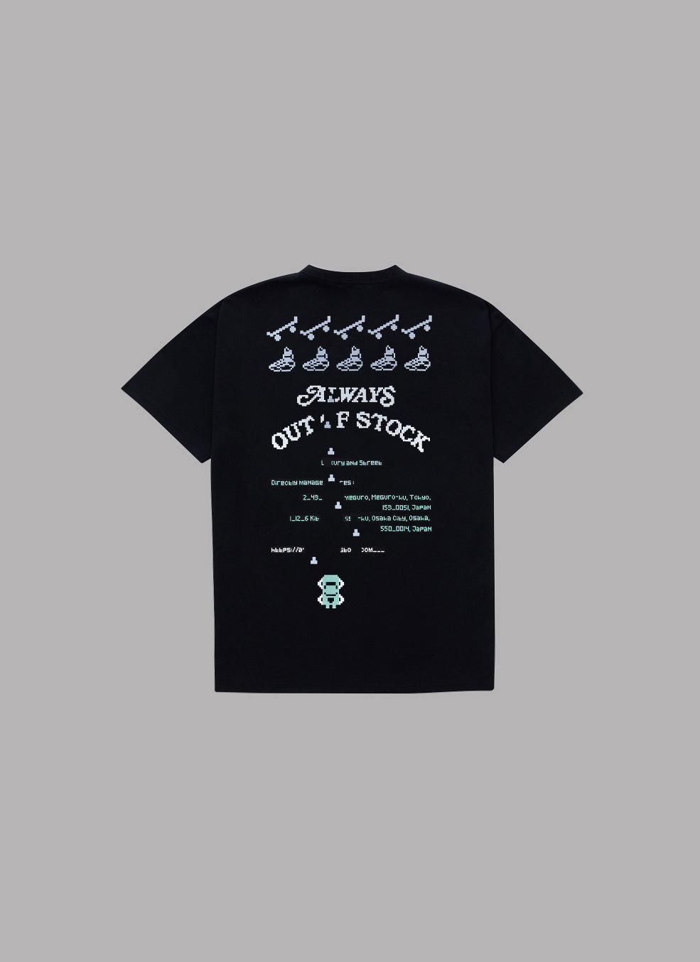 INVADOR GRAPHIC S/S TEE-BLACK