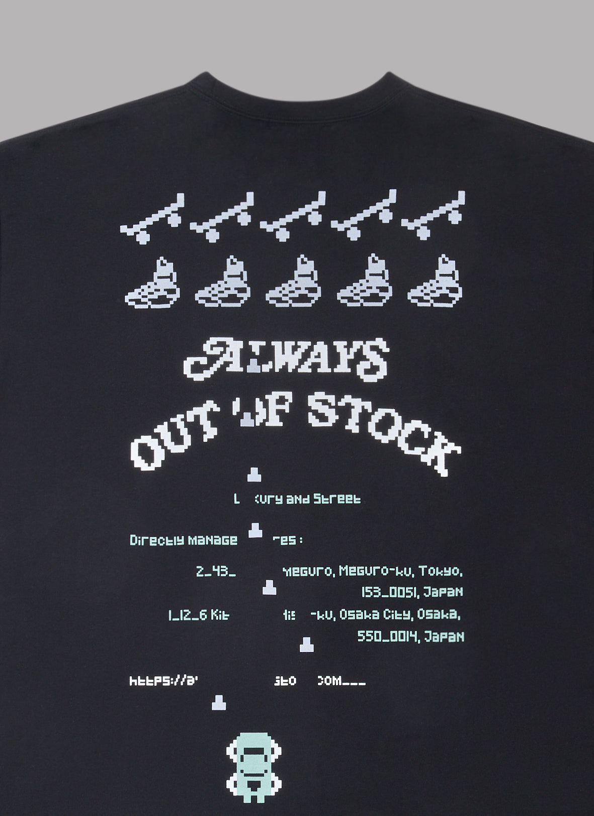 INVADOR GRAPHIC S/S TEE-BLACK