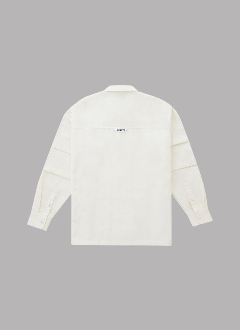 UTILITY WORK JACKET-WHITE