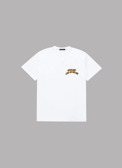 ALWAYS OUT OF STOCK x kuzesae ORANGE CHEWING GUM TEE-WHITE