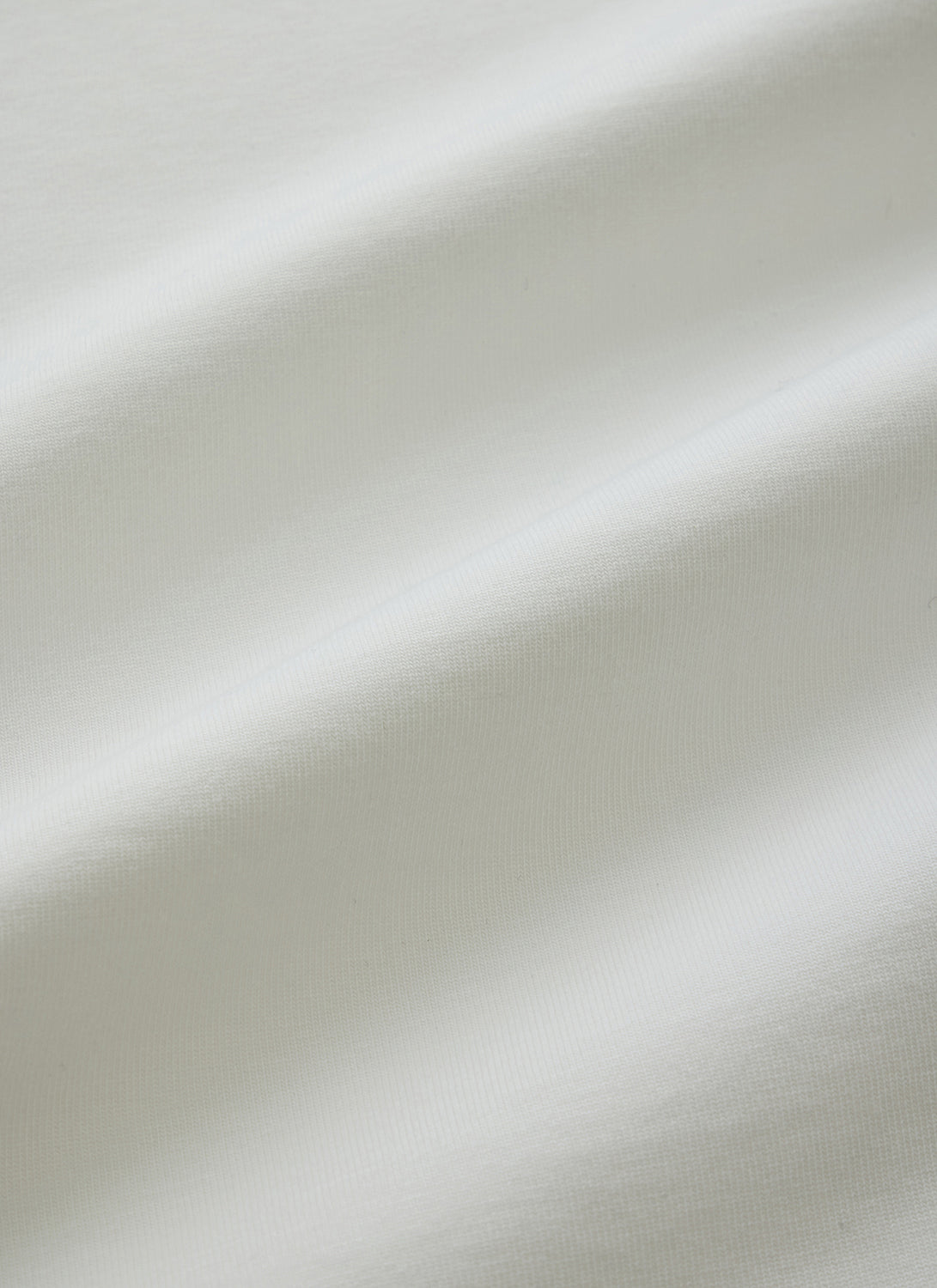 ROUNDED OLD ENGLISH L/S SUPIMA TEE-WHITE