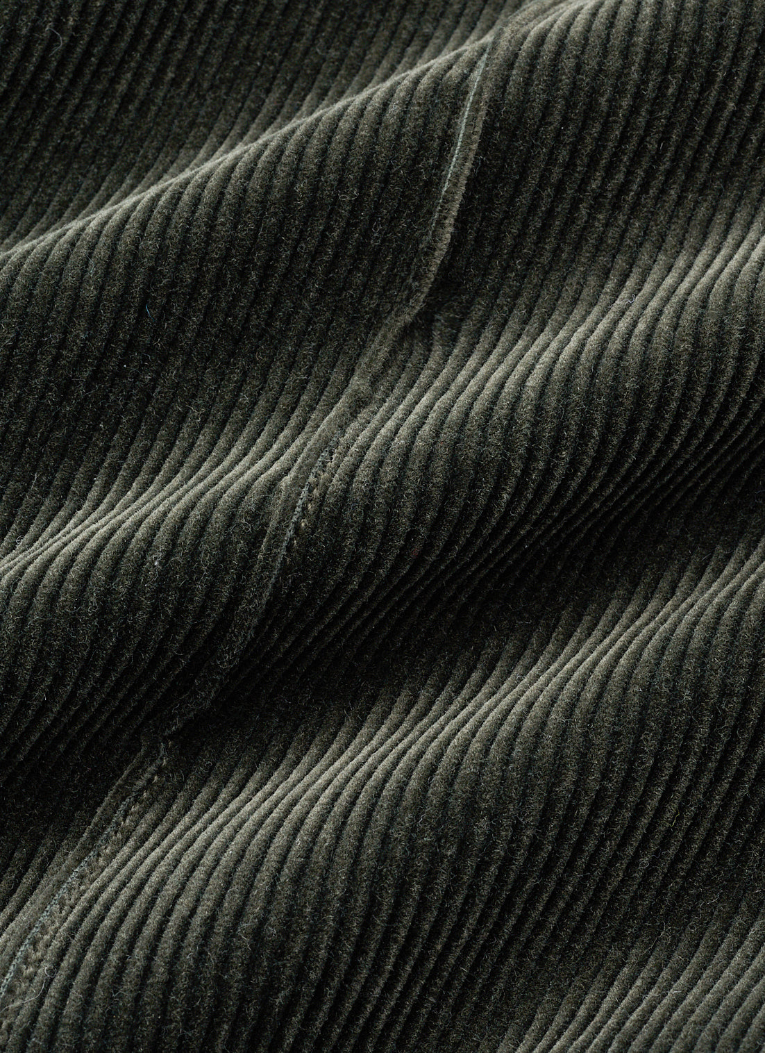 CORDUROY TRACK PANTS-DARK GREEN