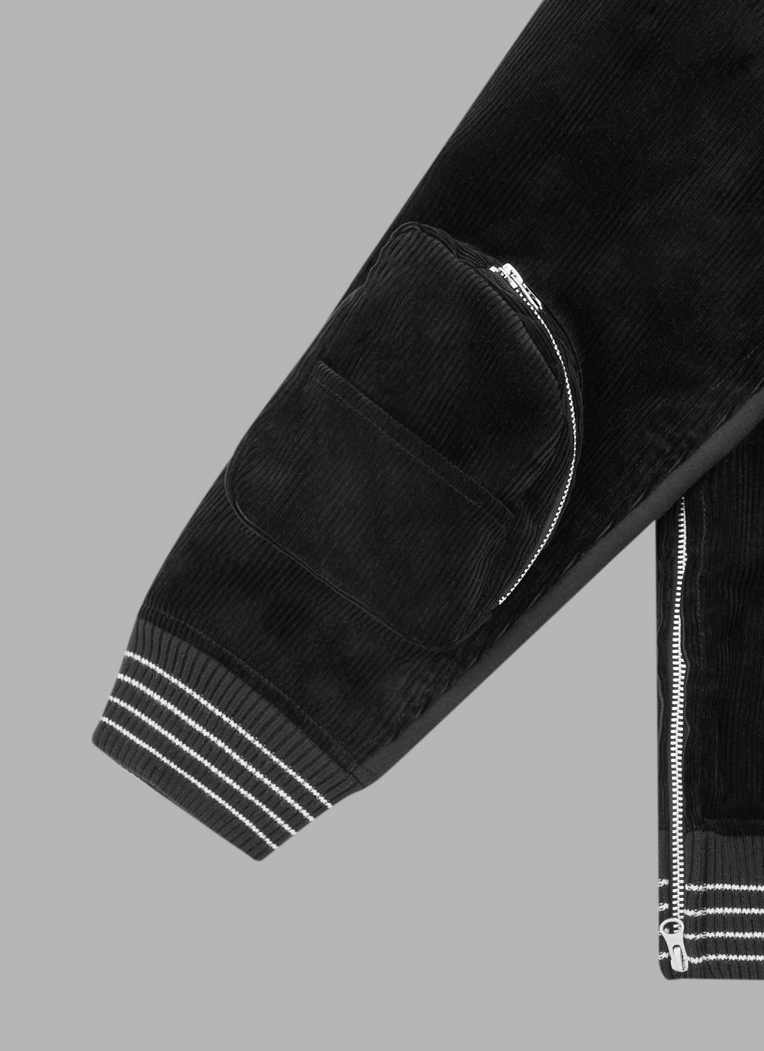 STADIUM BOMBER JACKET-BLACK