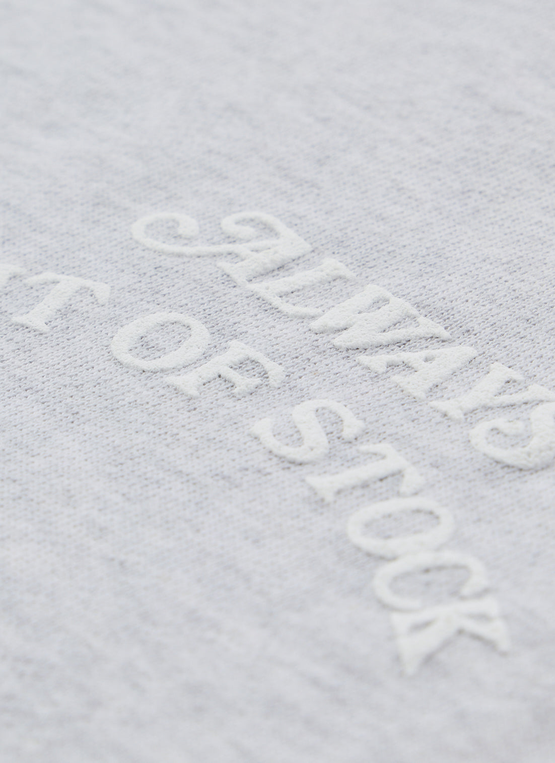 BASIC LOGO SWEAT PANTS - HEATHER GRAY