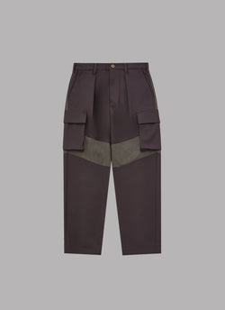 ACTIVE FATIGUE PANTS-BROWN