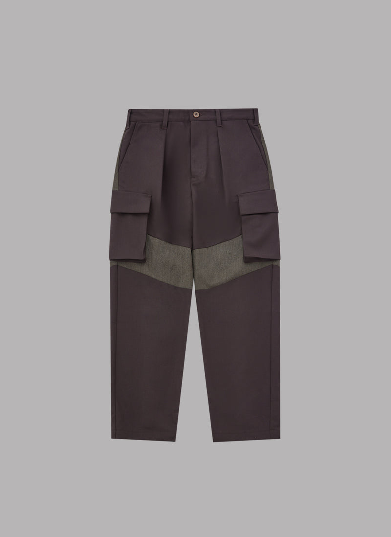 ACTIVE FATIGUE PANTS-BROWN