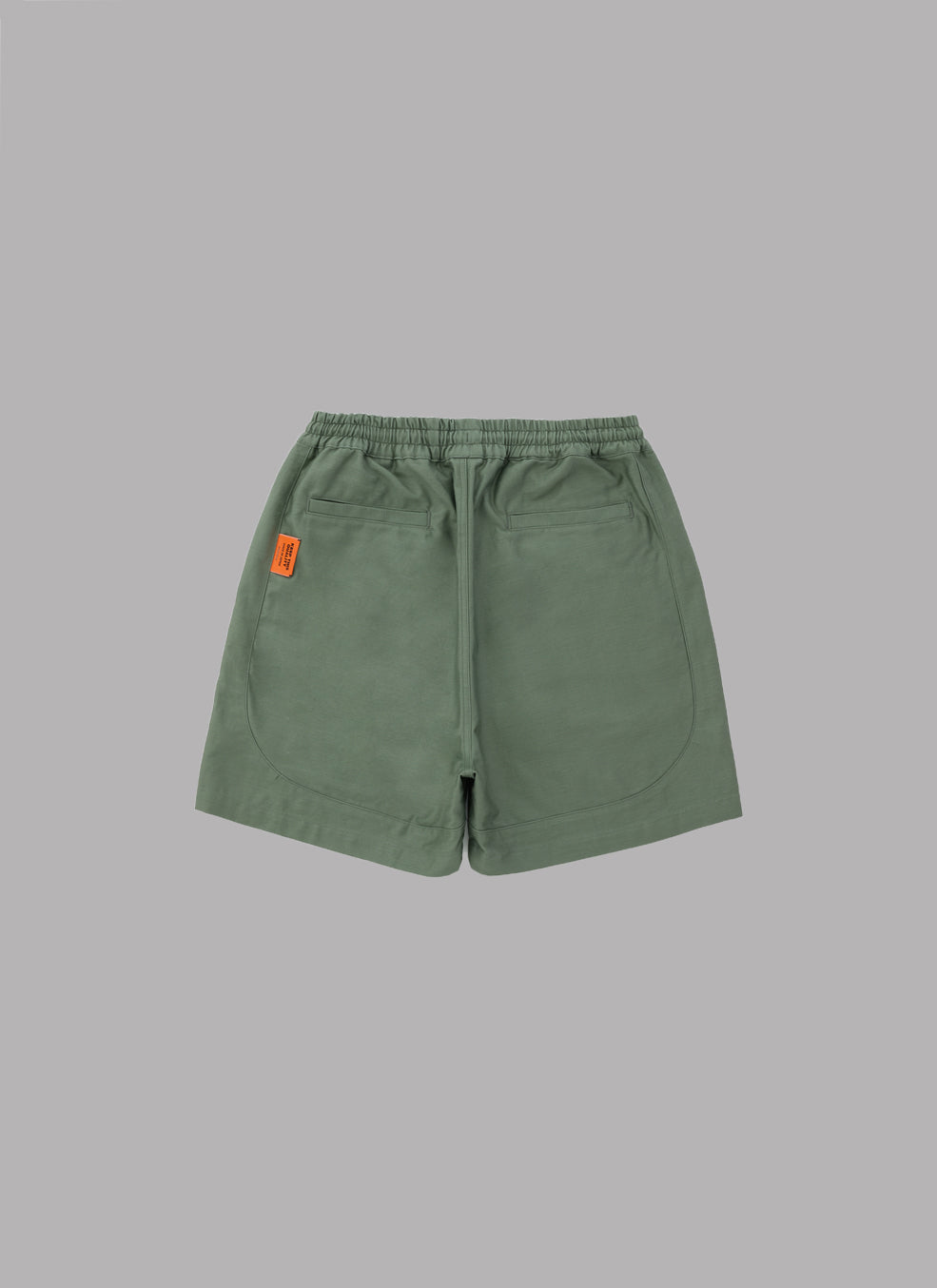 BASIC LOGO HALF BASKETBALL SHORTS-KHAKI