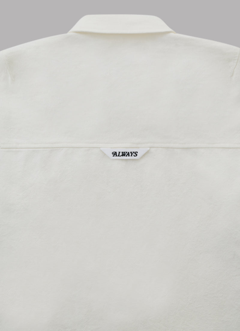 UTILITY WORK JACKET-WHITE