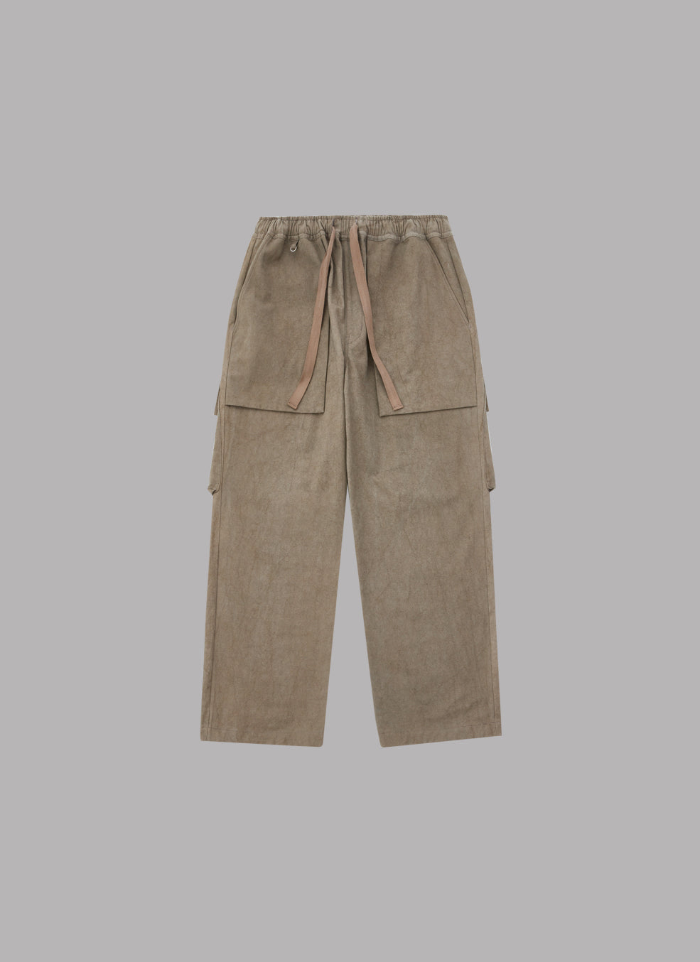 WIDE FATIGUE EASY PANTS-BEIGE – ALWAYS OUT OF STOCK