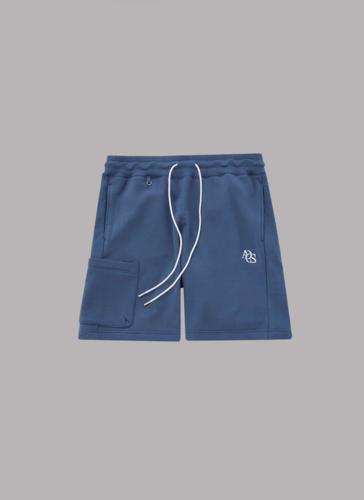 SWEAT FATIGUE SHORTS - DUSTY NAVY