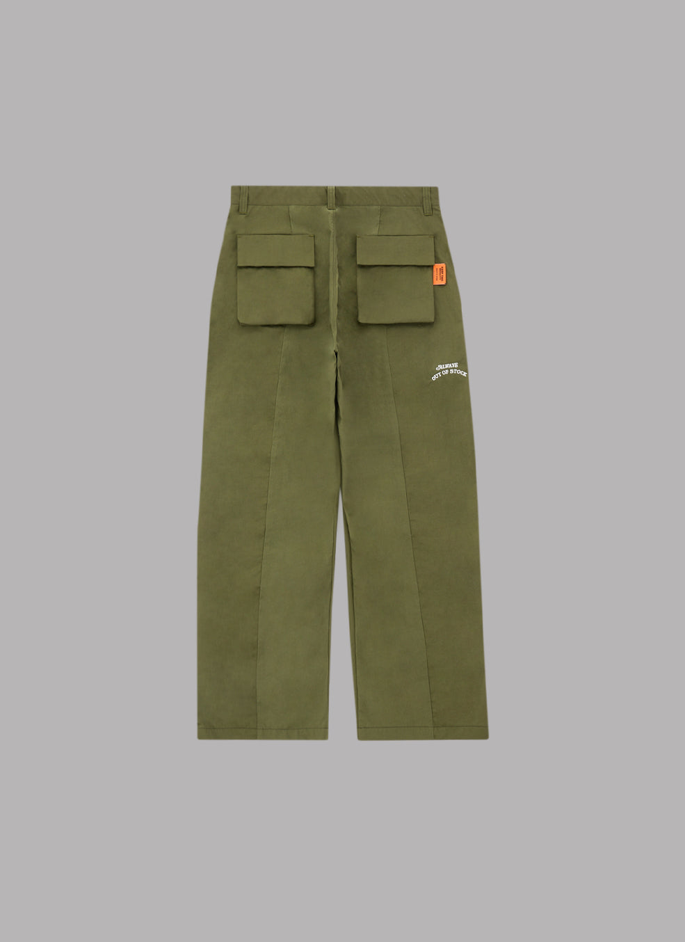 OVER PLEATED TROUSERS-KHAKI