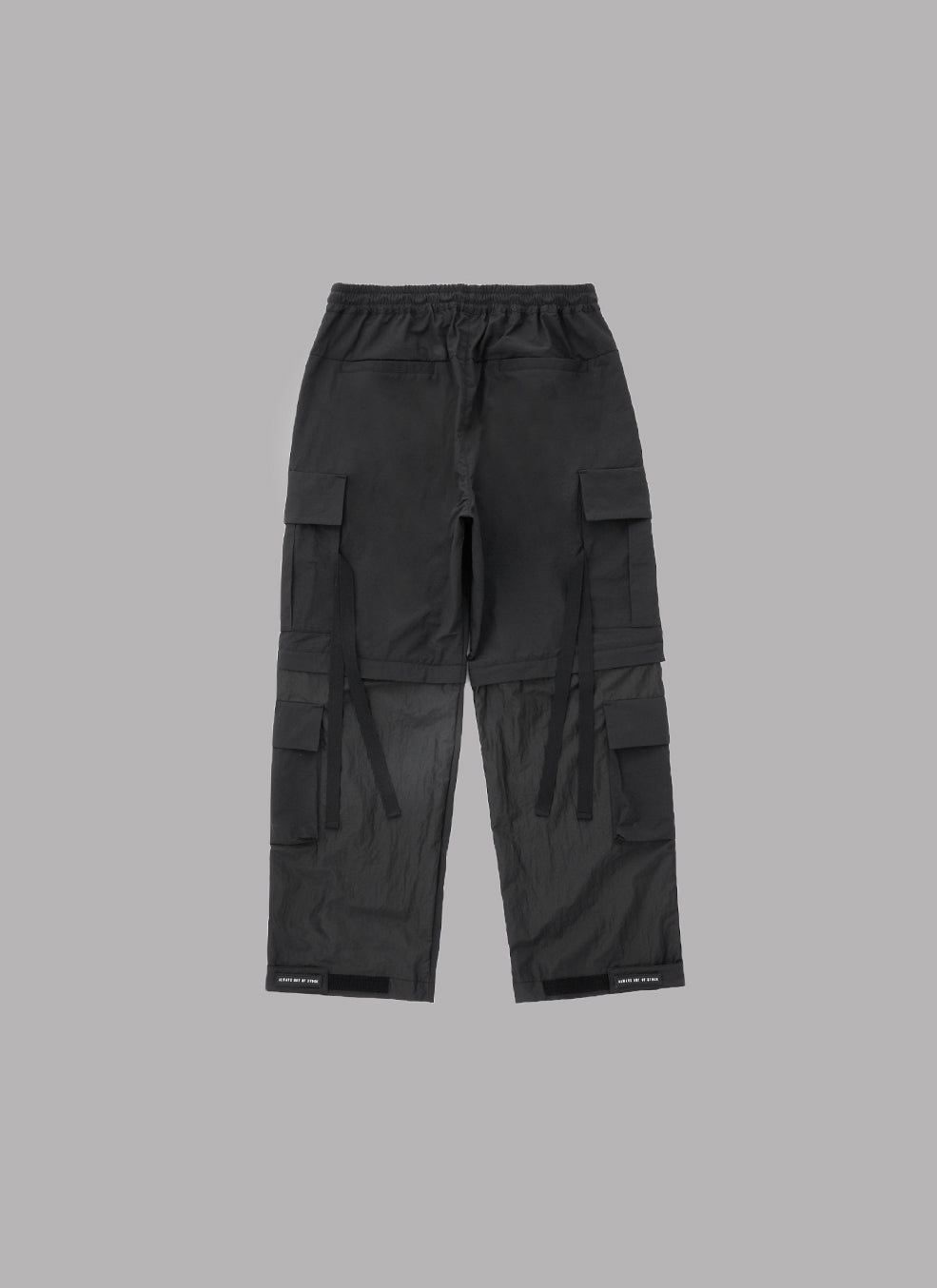 2WAY FATIGUE PANTS-BLACK