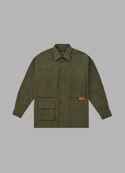 UTILITY WORK JACKET-OLIVE