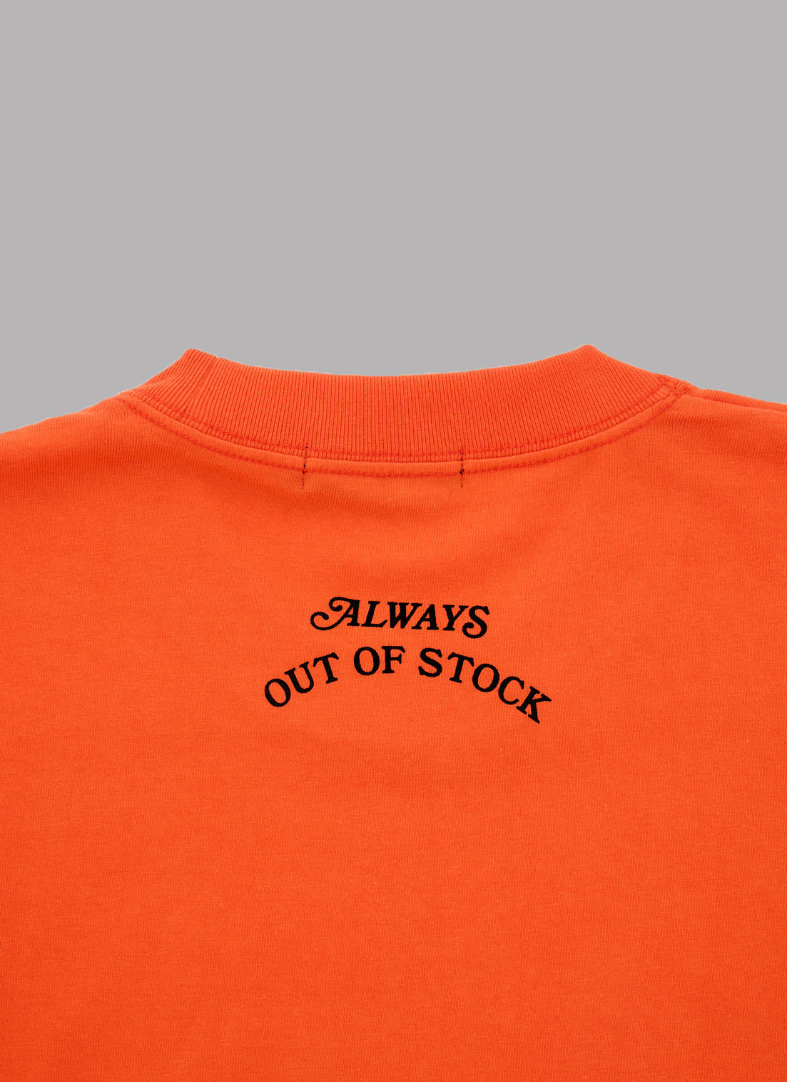 GRAFFITI LOGO DROP S/S TEE-ORANGE