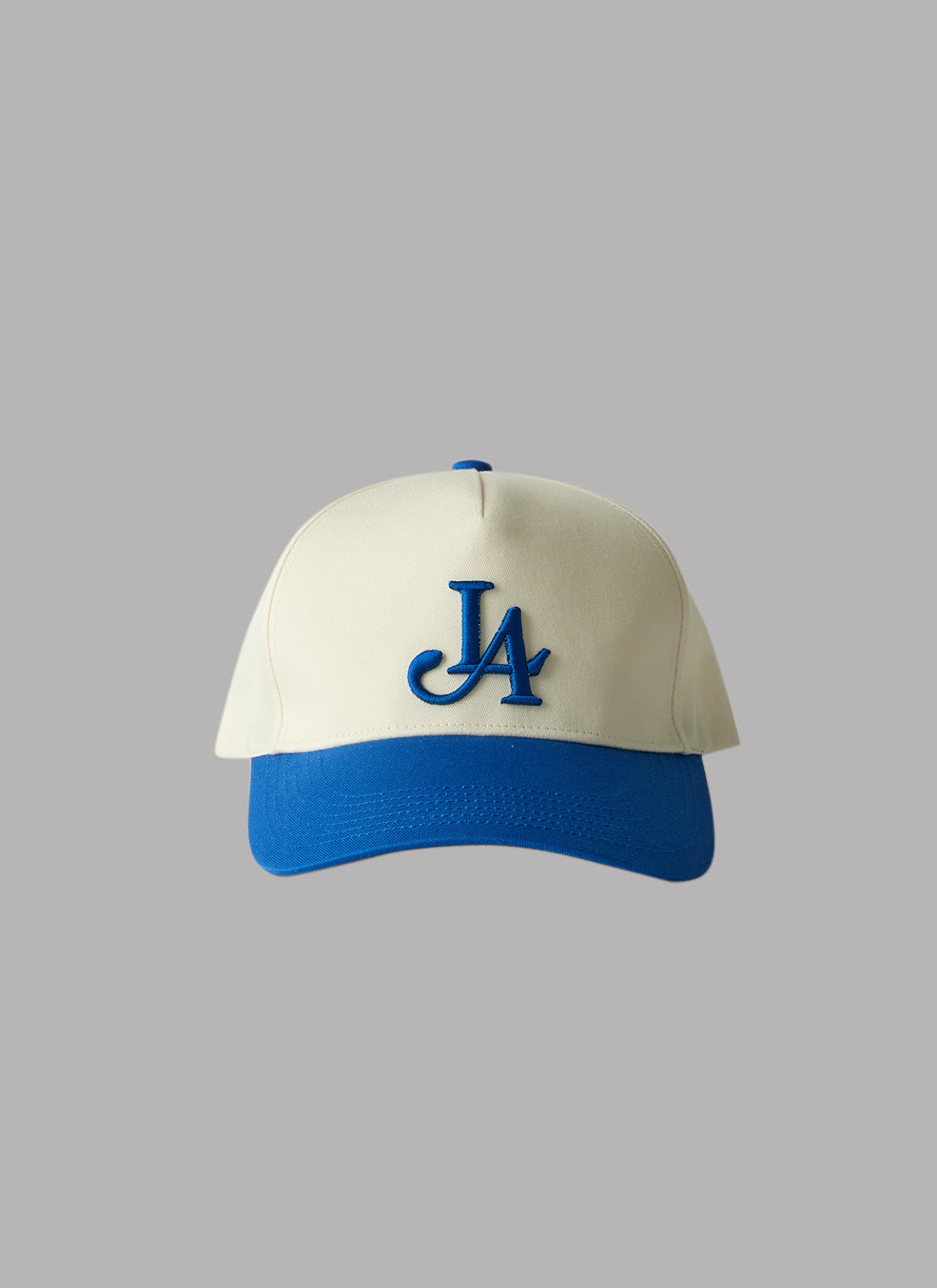 LA LOGO ADJUSTABLE CAP-IVORY x BLUE