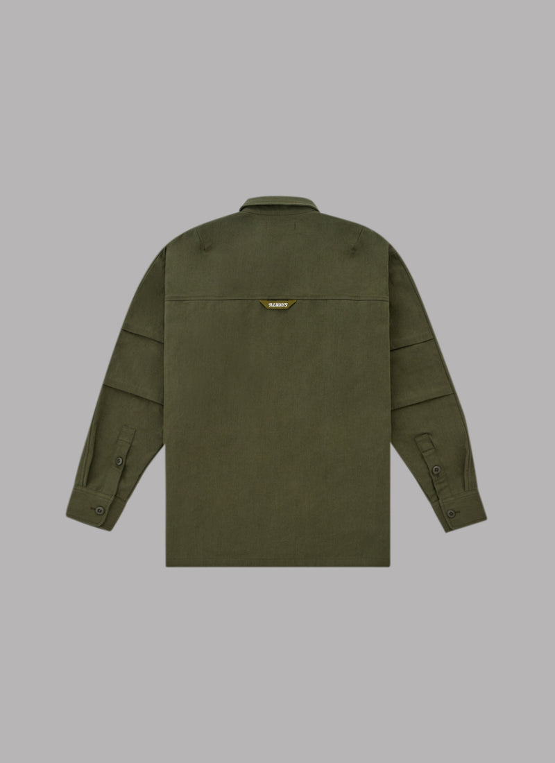 UTILITY WORK JACKET-OLIVE