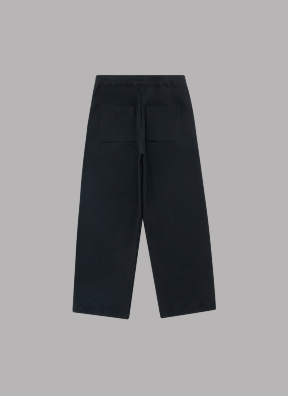 BASIC LOGO SWEAT PANTS - BLACK