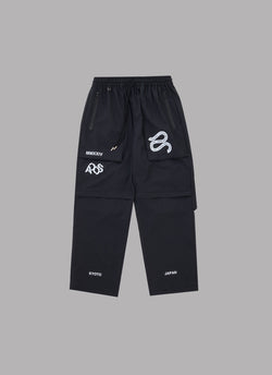 THREE LAYER TRACK PANTS-BLACK