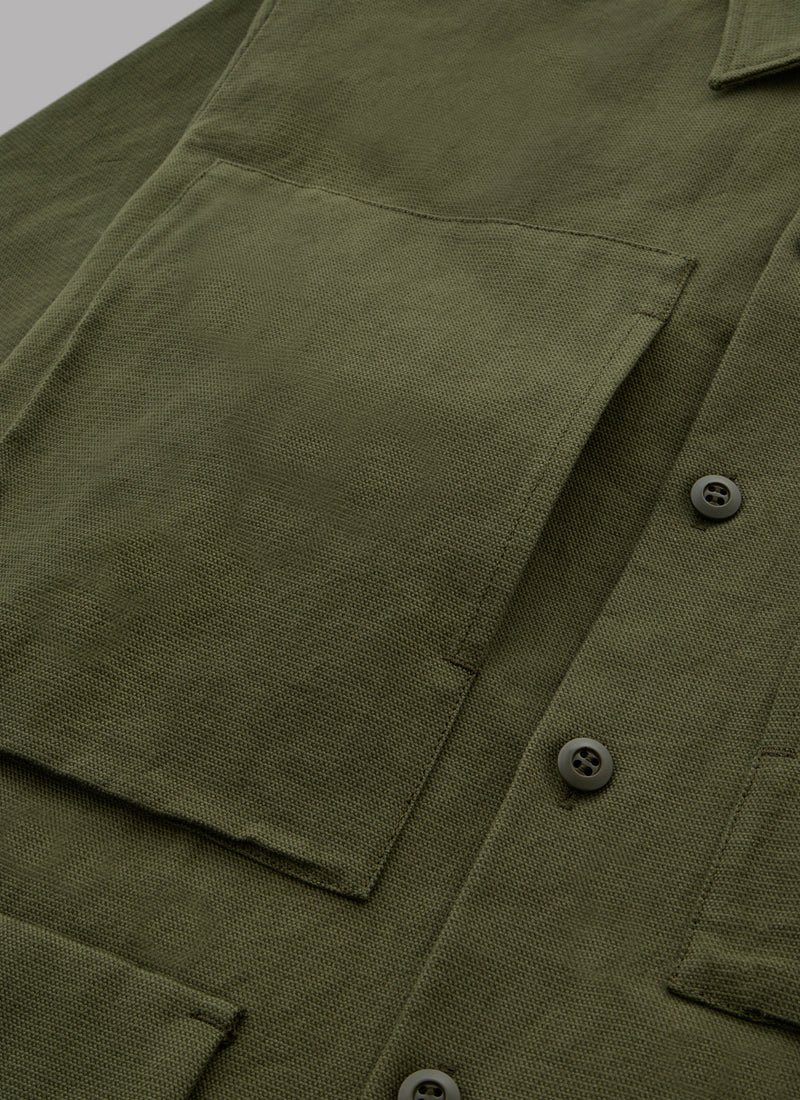 UTILITY WORK JACKET-OLIVE