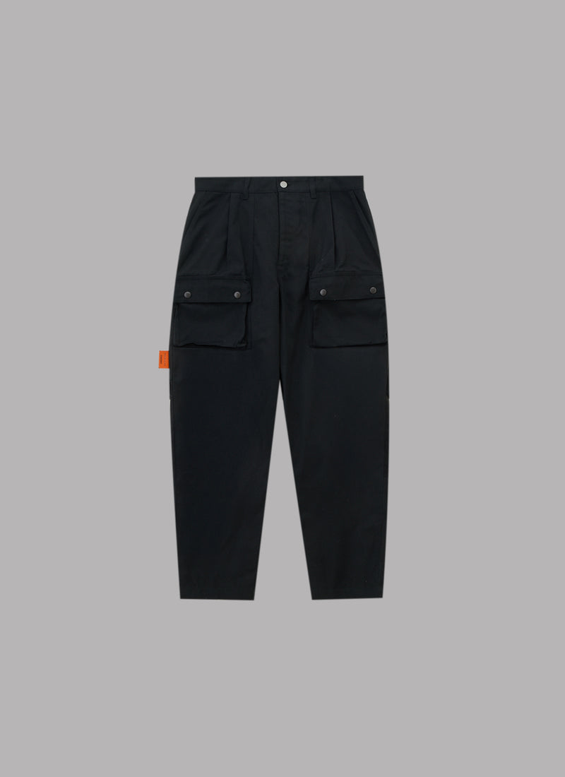 PORT WORK PANTS-BLACK