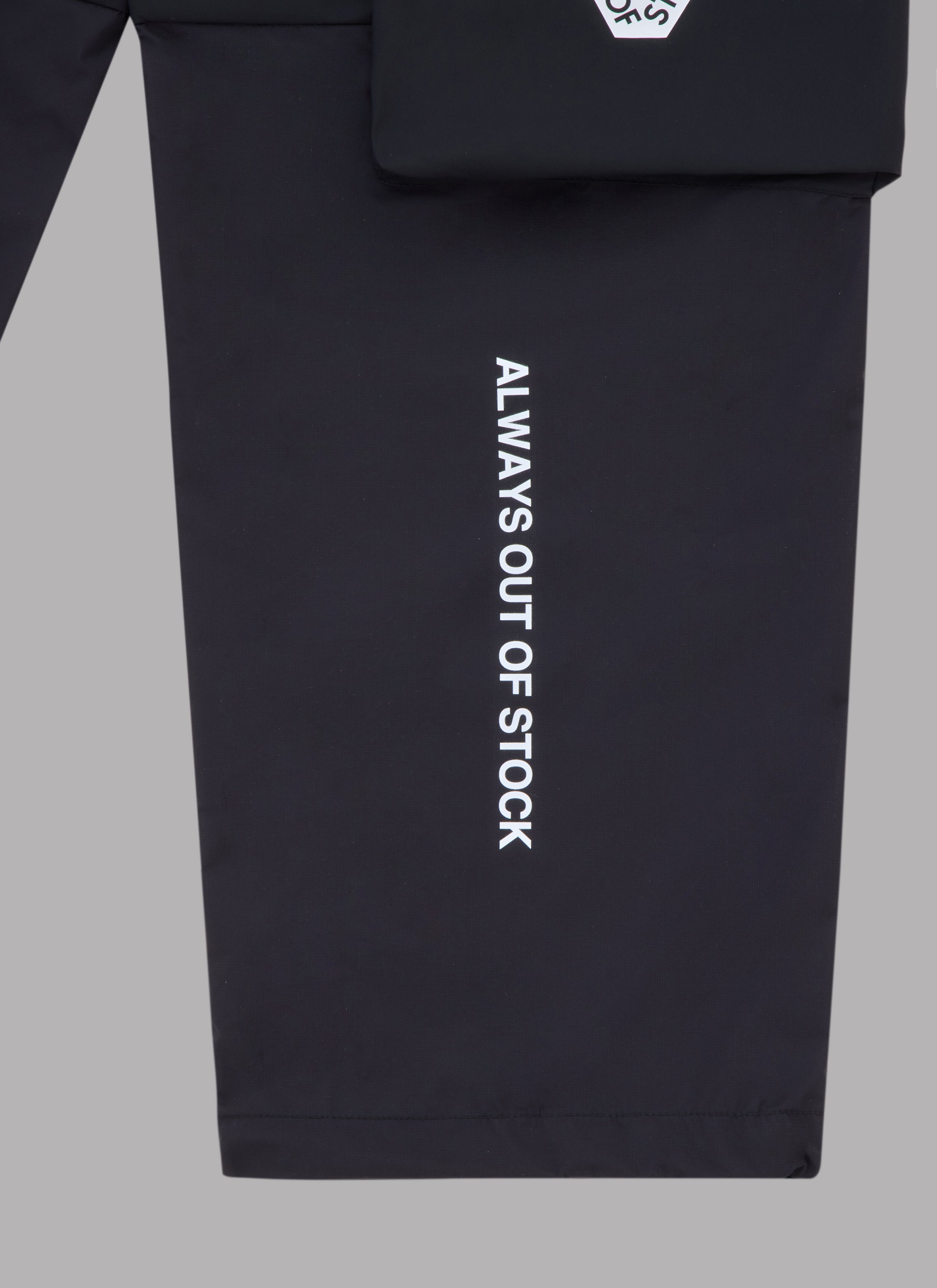 THREE LAYER TRACK PANTS-BLACK