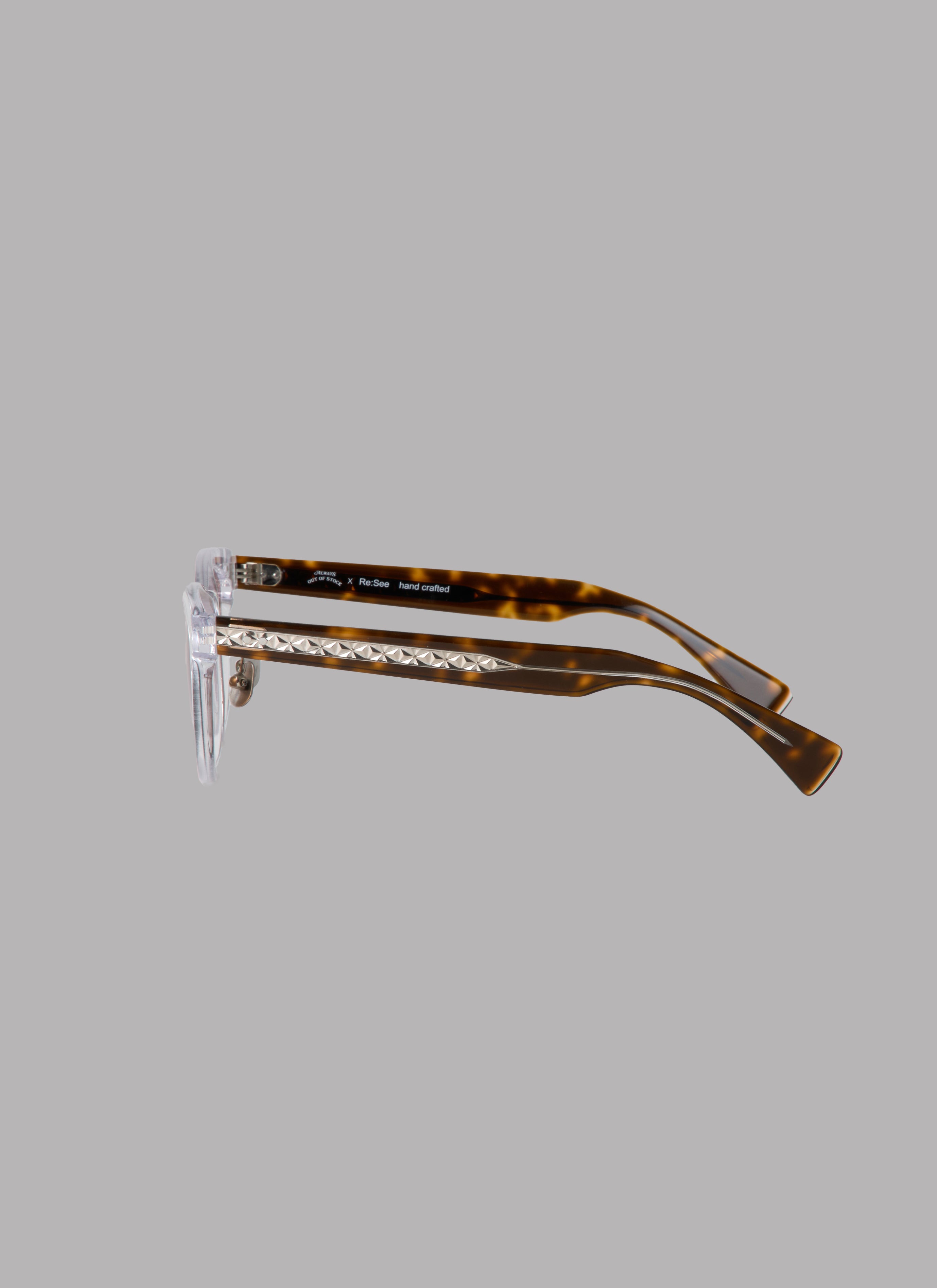 ALWAYS OUT OF STOCK x RE:SEE Re:STOCK - CLEAR / BROWN BROWN Lens(75%)