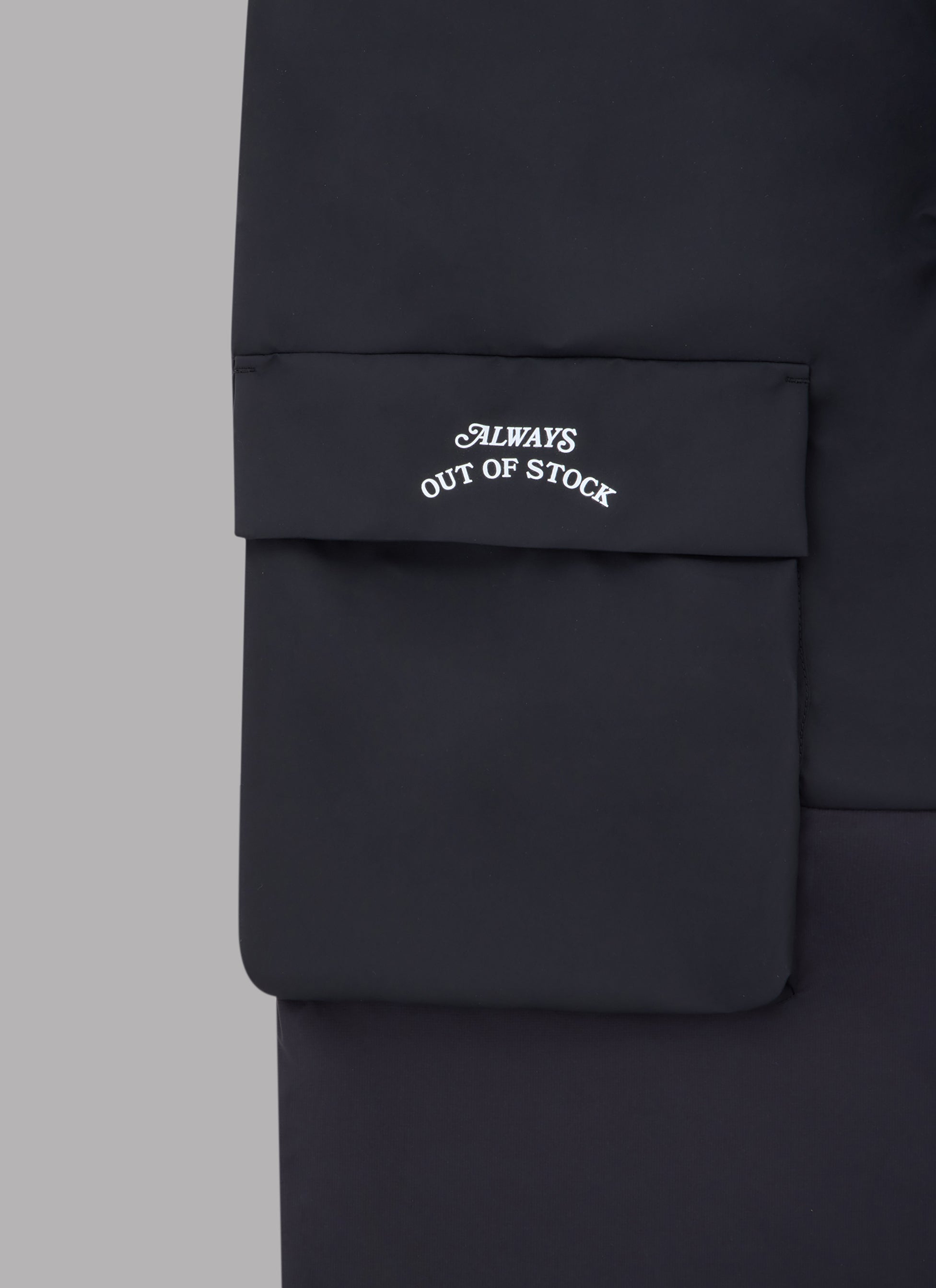 THREE LAYER TRACK PANTS-BLACK