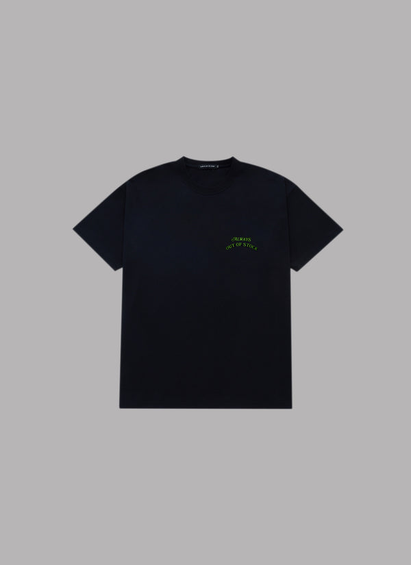 CRAZY TOAST DROP S/S TEE-BLACK
