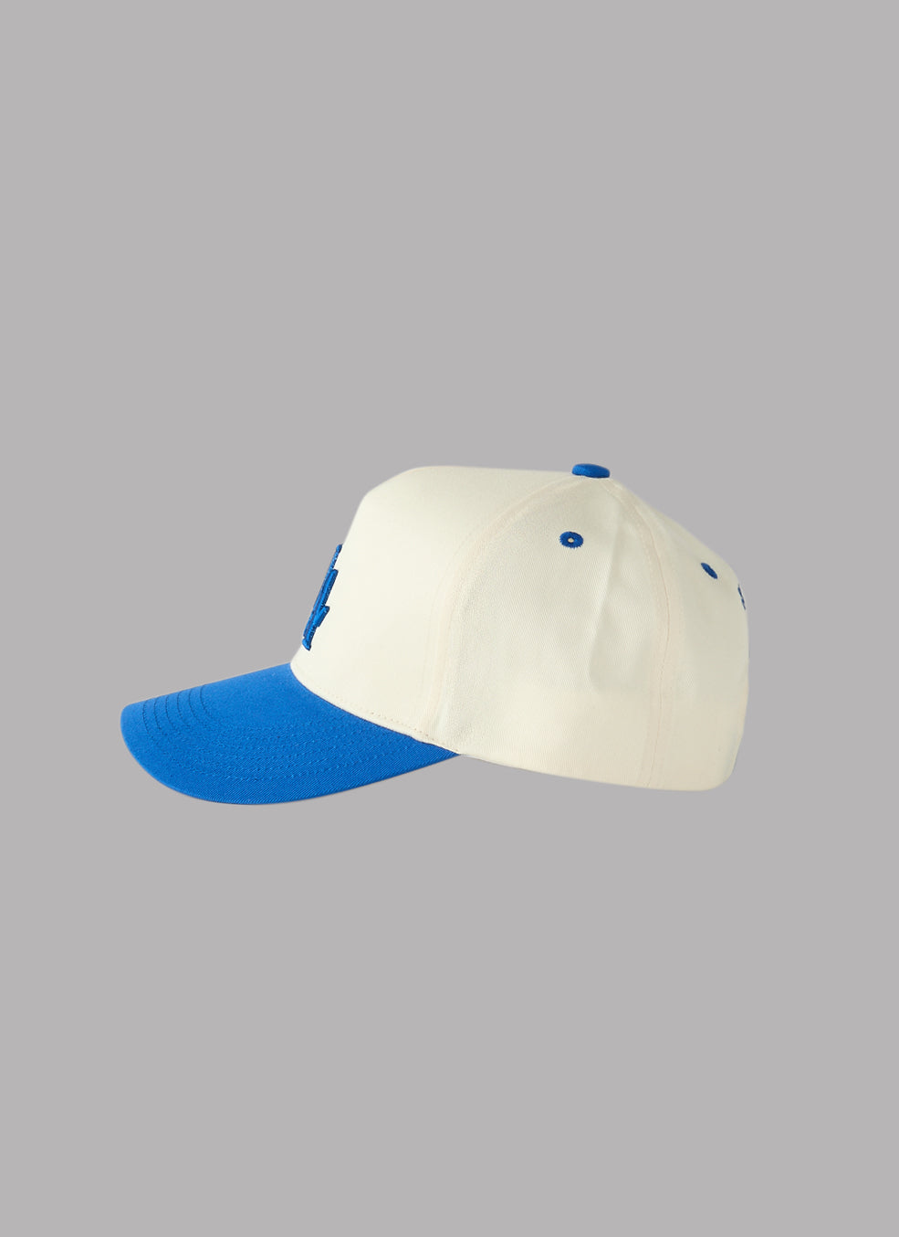 LA LOGO ADJUSTABLE CAP-IVORY x BLUE