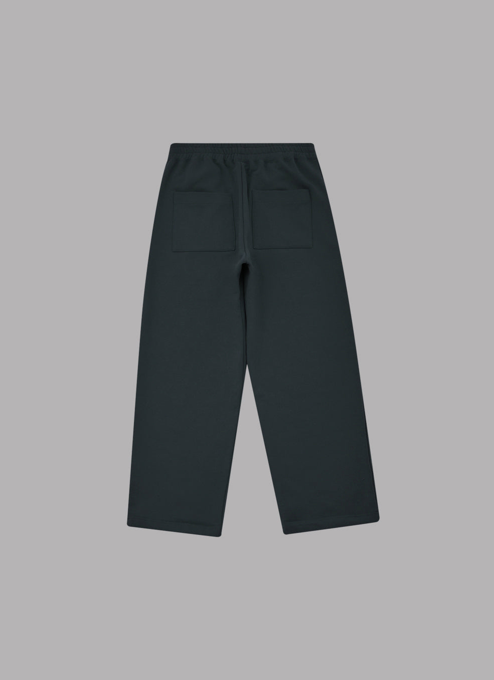 BASIC LOGO SWEAT PANTS - CHARCOAL x OFF WHITE