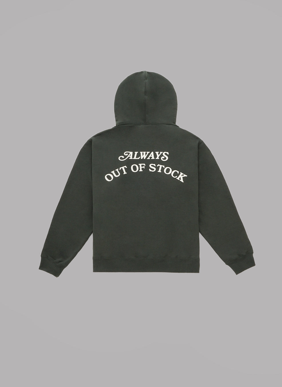 BASIC LOGO HOODIE-OLIVE x OFF WHITE