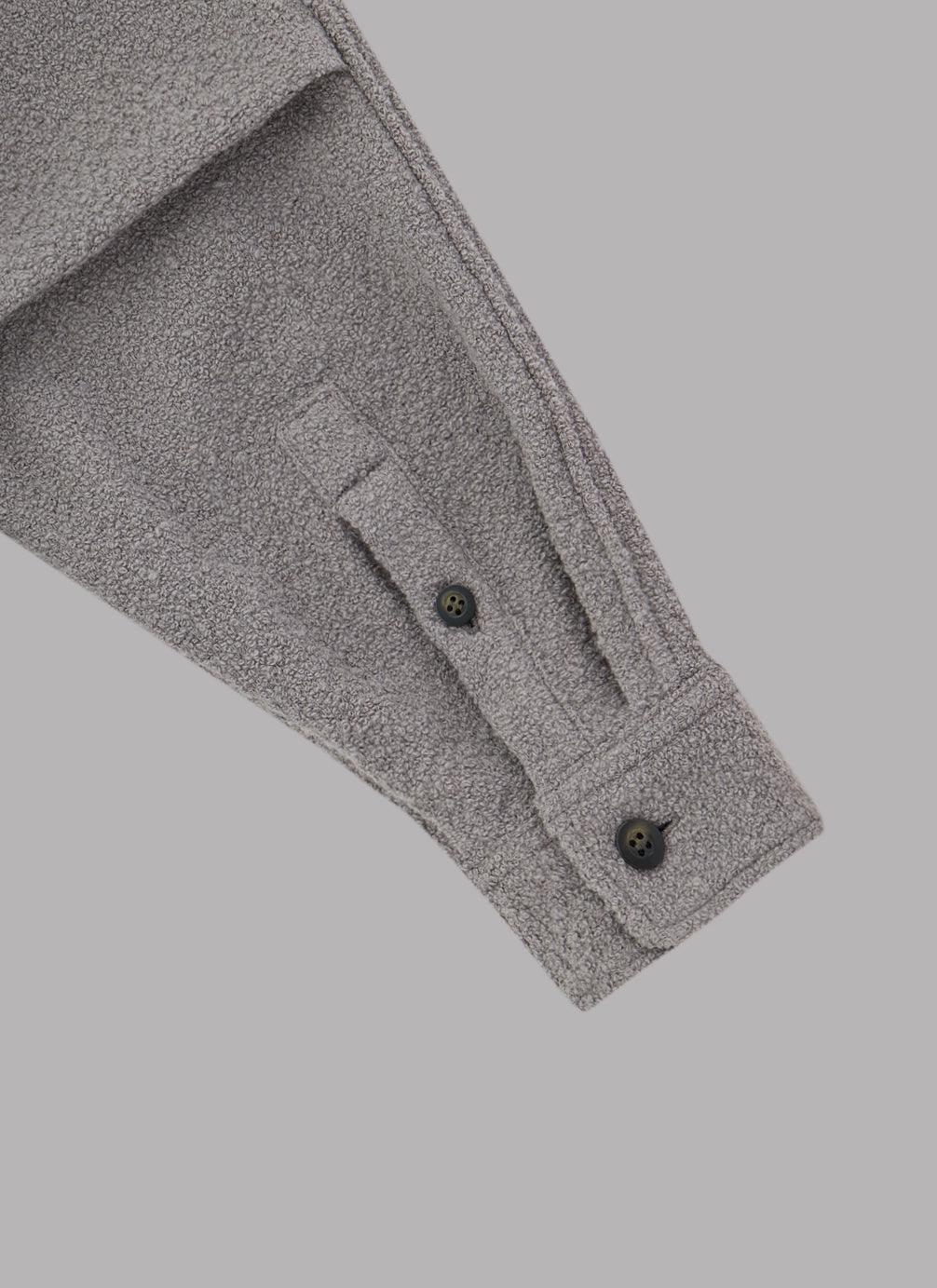 TWEED-LIKE UTILITY JACKET-GREY BEIGE