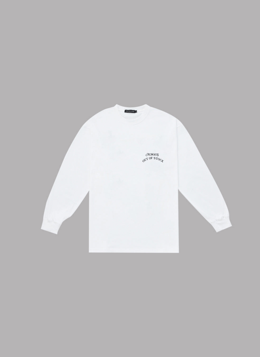 STORE GRAPHIC L/S TEE-WHITE