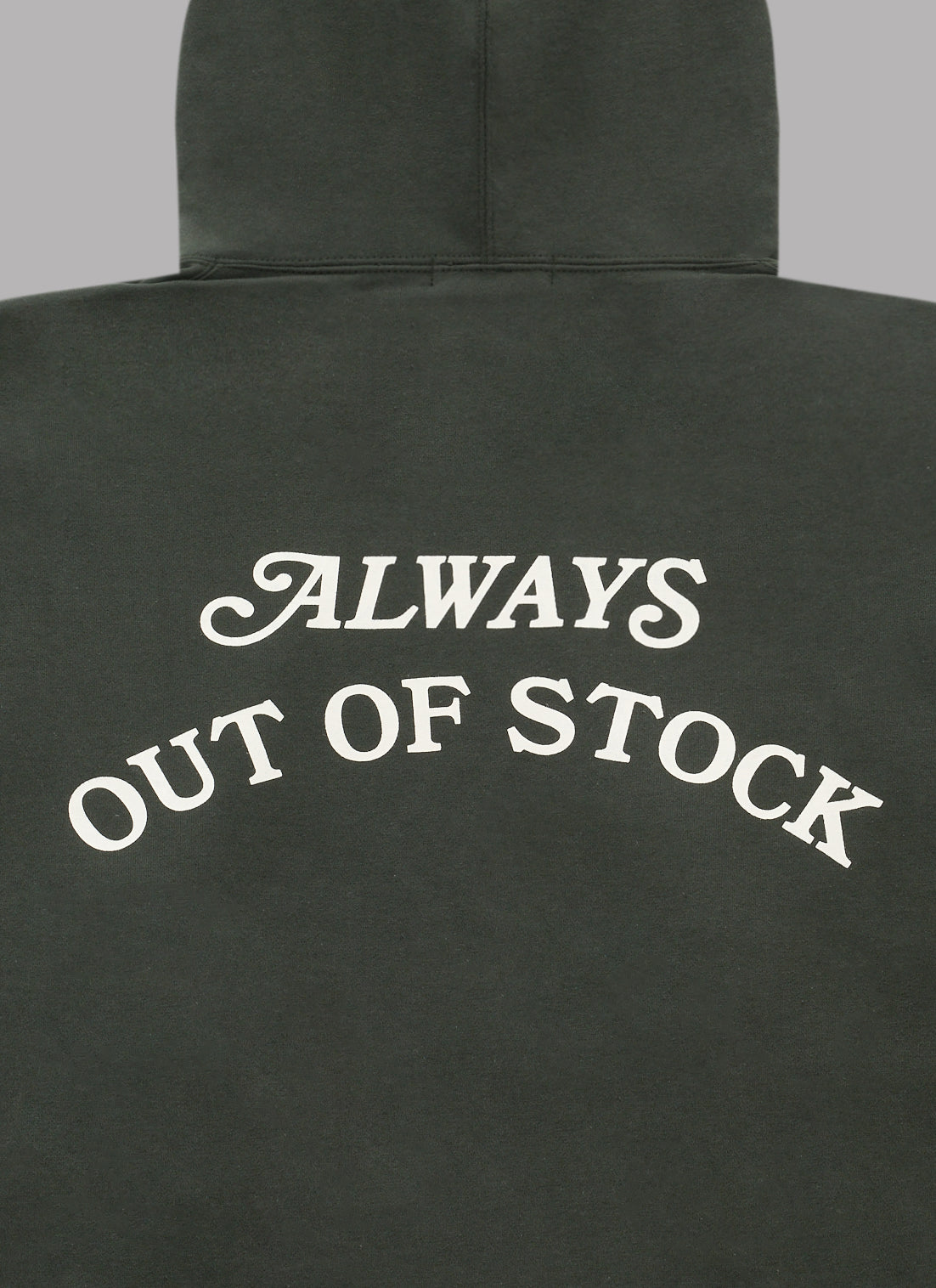 BASIC LOGO HOODIE-OLIVE x OFF WHITE