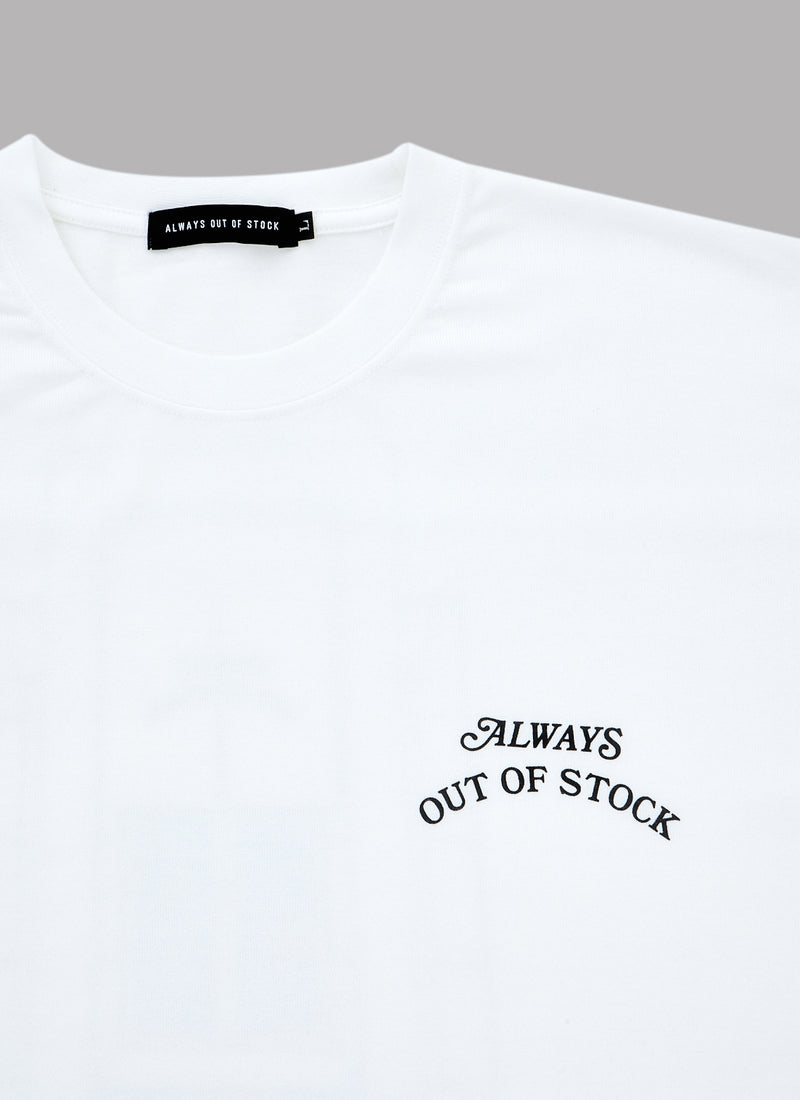 STORE GRAPHIC L/S TEE-WHITE