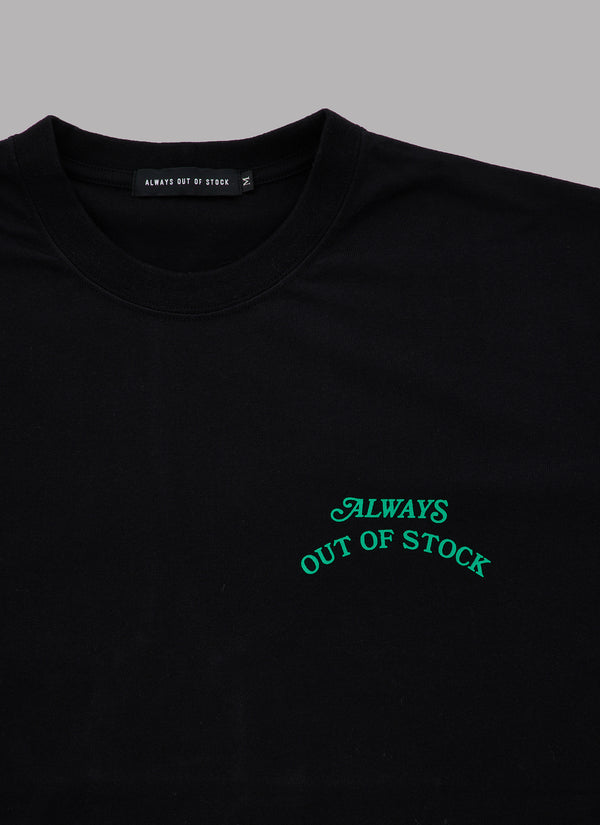 MOVING LETTERS L/S TEE-BLACK