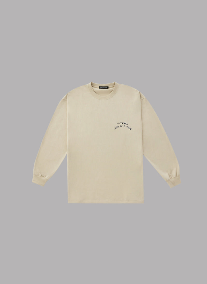 STORE GRAPHIC L/S TEE-IVORY