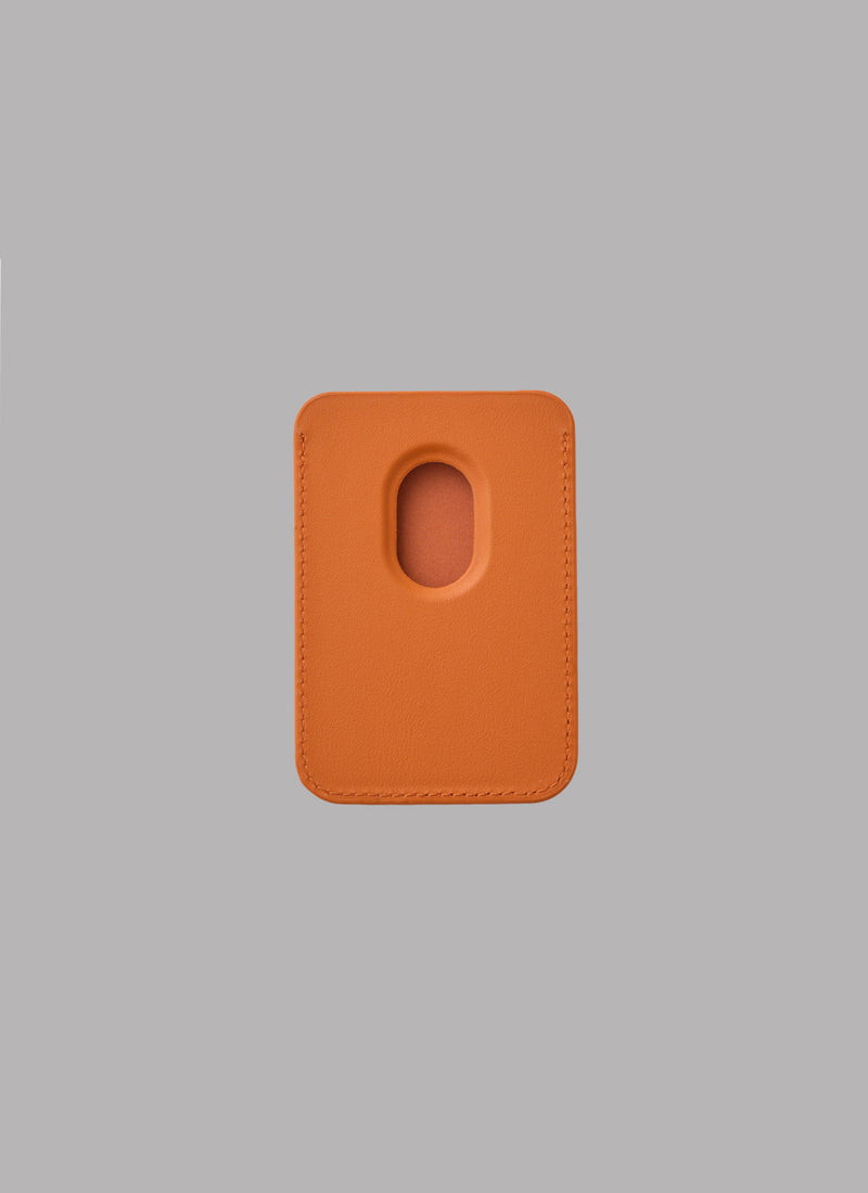 BASIC LOGO MAG SAFE CARD HOLDER-ORANGE