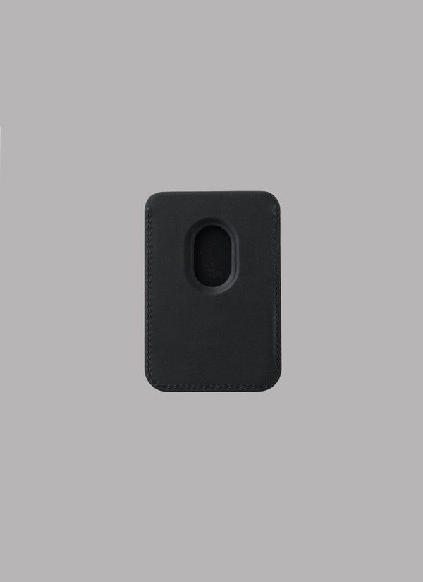 BASIC LOGO MAG SAFE CARD HOLDER-BLACK