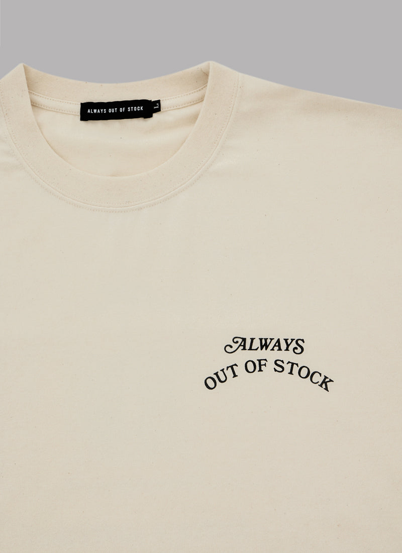 STORE GRAPHIC L/S TEE-IVORY
