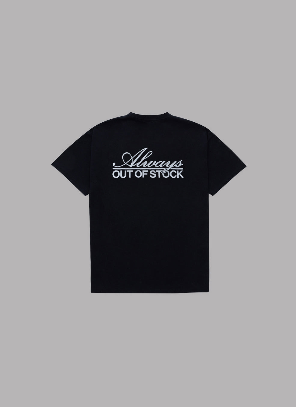 TRADITIONAL LOGO S/S TEE-BLACK x GRAY