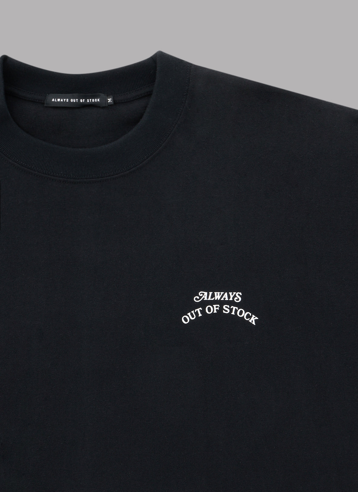 MICRO BASIC LOGO S/S TEE-BLACK