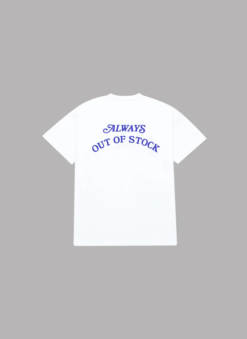 BASIC LOGO S/S TEE-WHITE x PURPLE