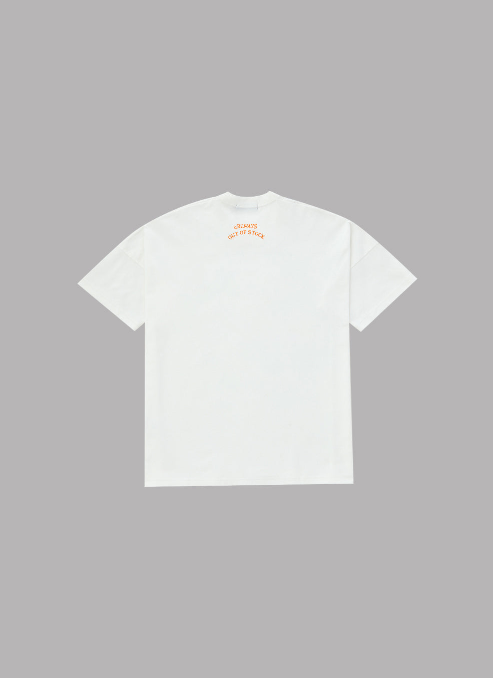 GRAFFITI LOGO DROP S/S TEE-WHITE