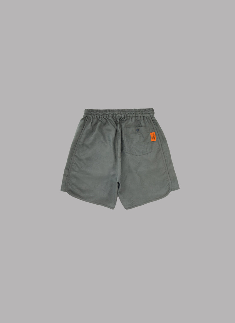 PAISLEY COMBINATION SHORTS-GRAY