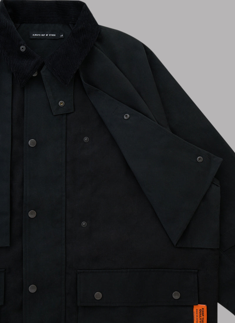 PORT WORK JACKET-BLACK