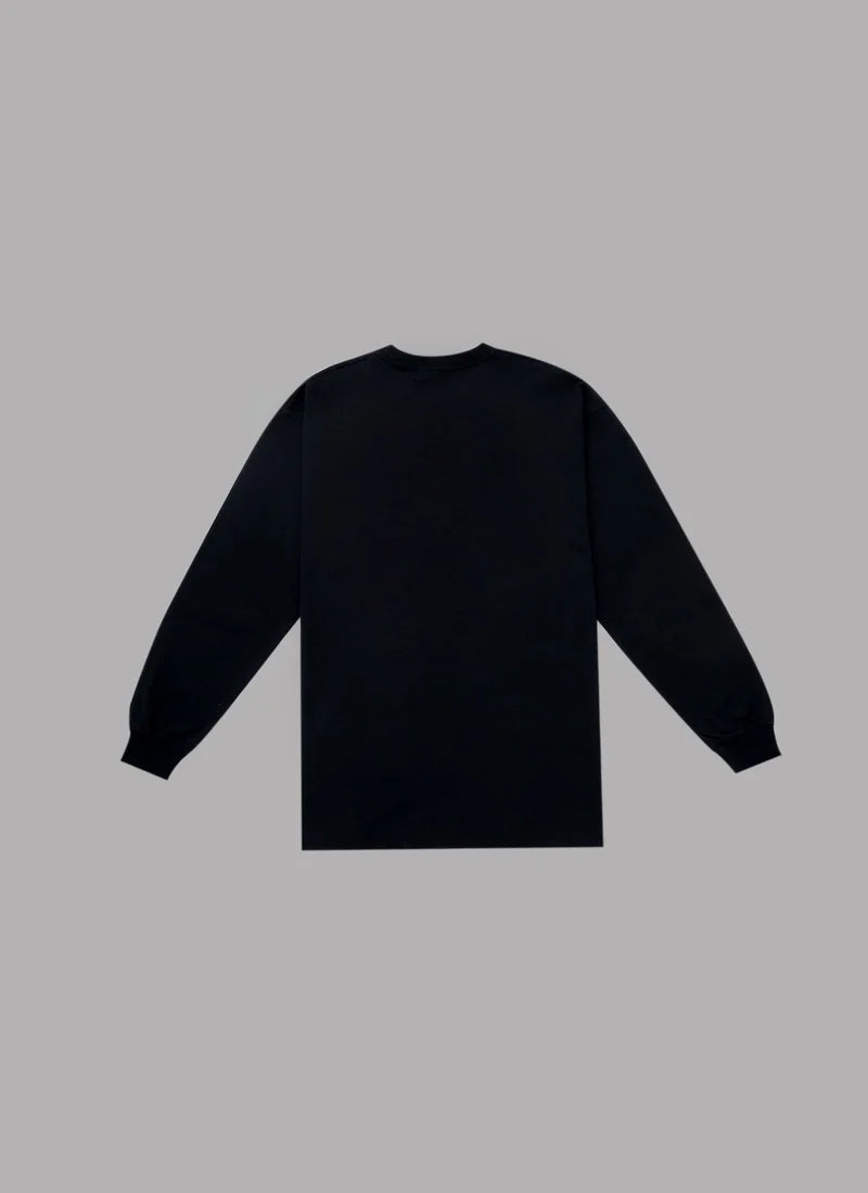 ALWAYS OUT OF STOCK L/S TEE-BLACK