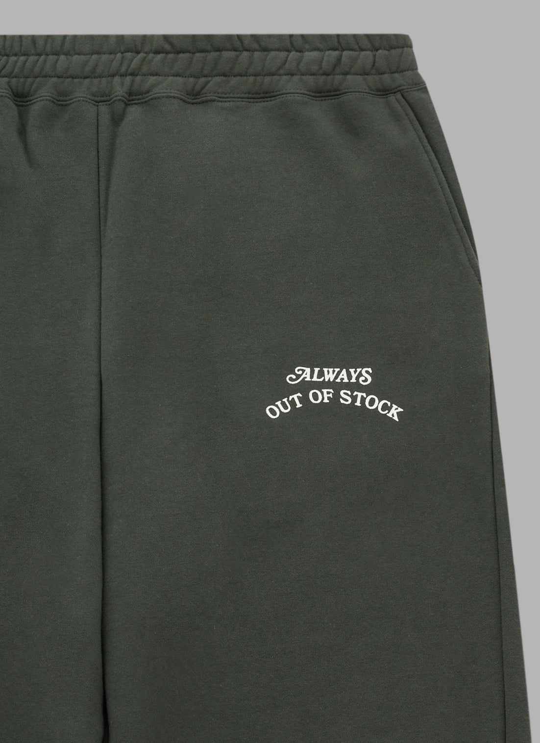 BASIC LOGO SWEAT PANTS-OLIVE x OFF WHITE