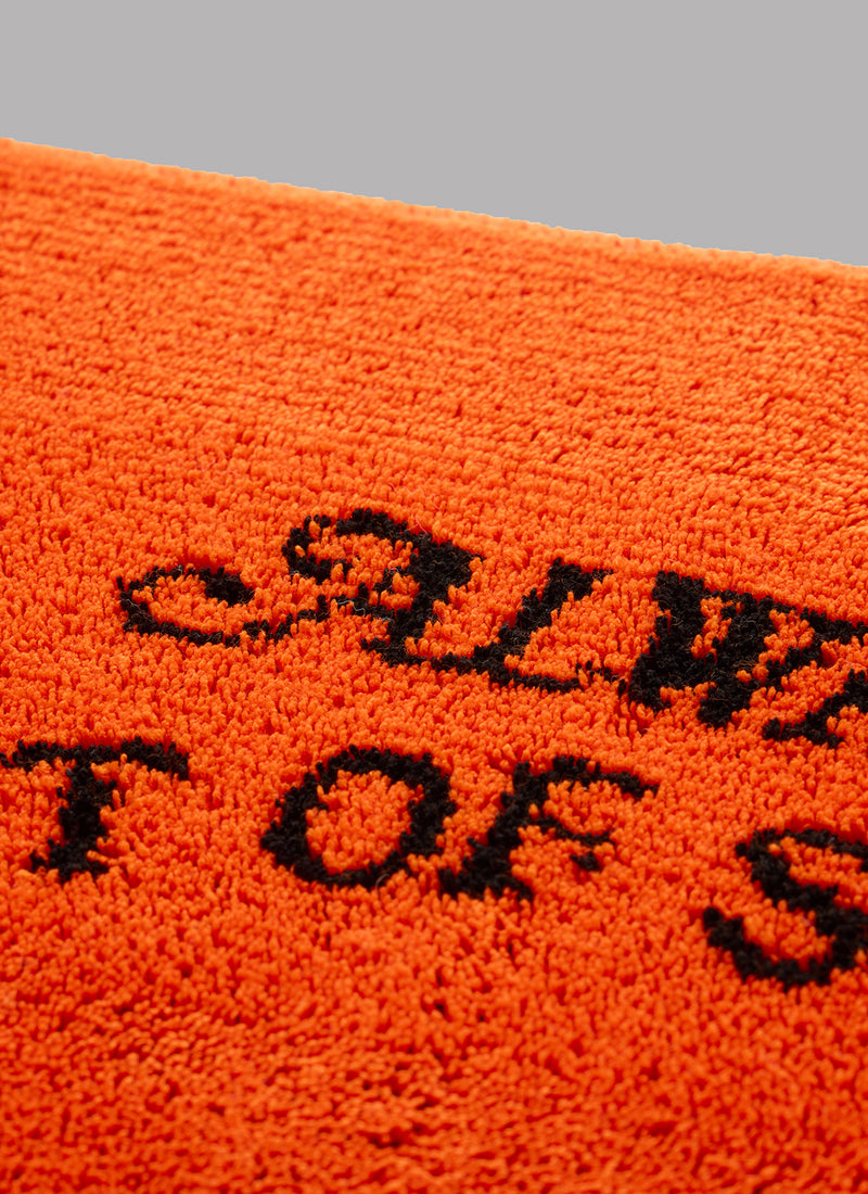 BASIC LOGO RUG MAT-ORANGE