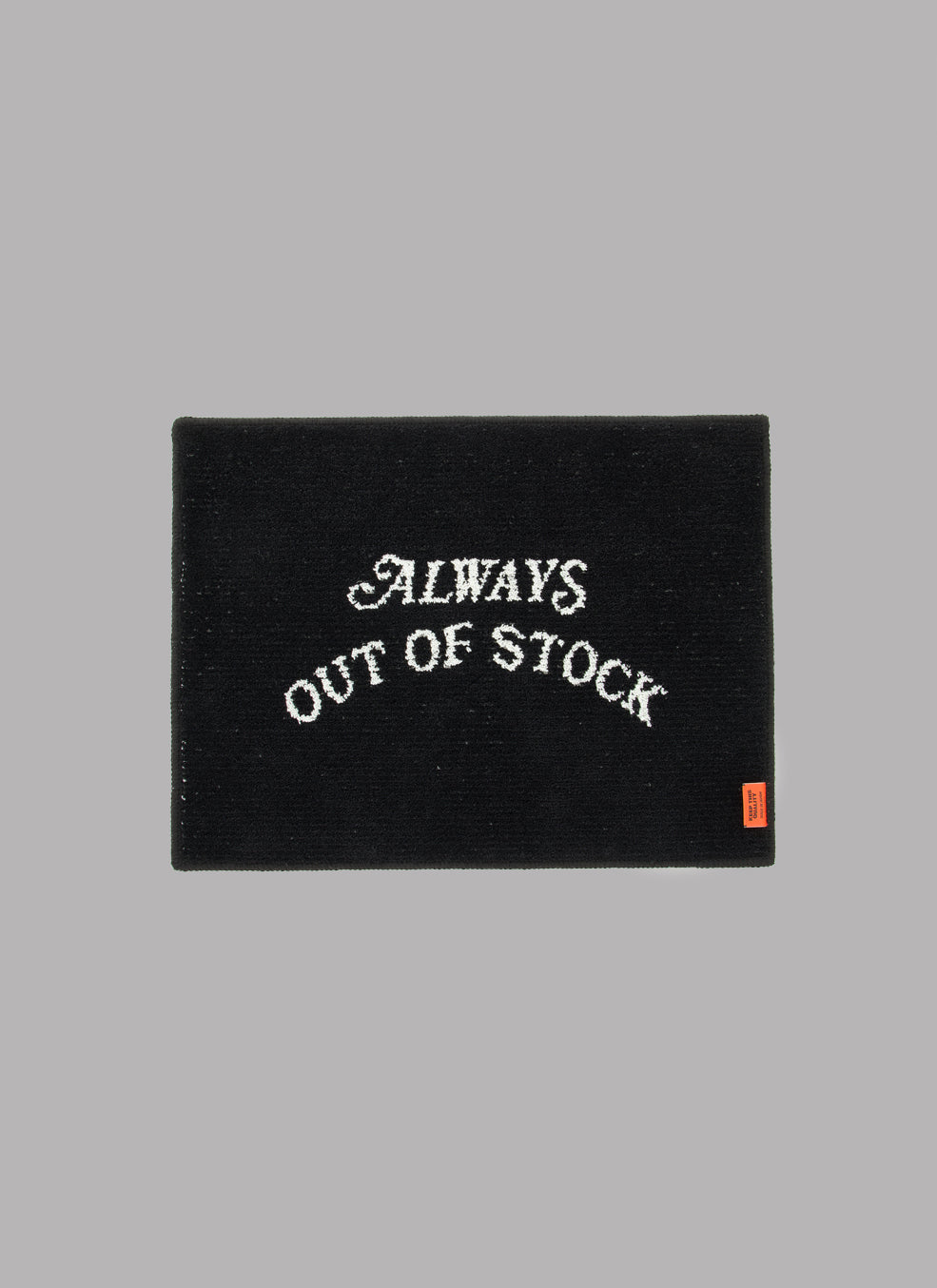BASIC LOGO RUG MAT-BLACK – ALWAYS OUT OF STOCK 